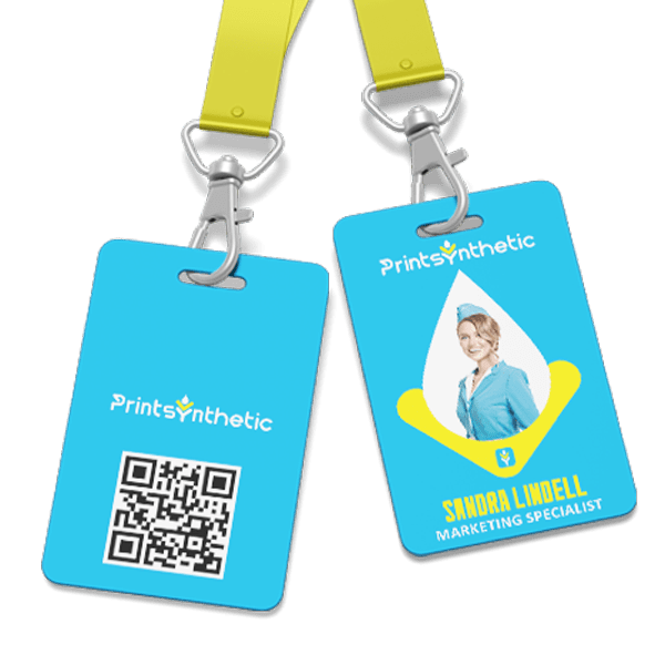 Custom Durable ID Name Badges | Printsynthetic.com